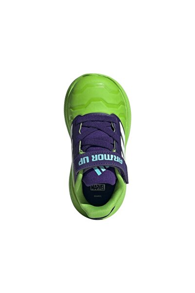 adidas Green Baby Running Shoes Runfalcon 5 Iron Hulk El I Jr4932