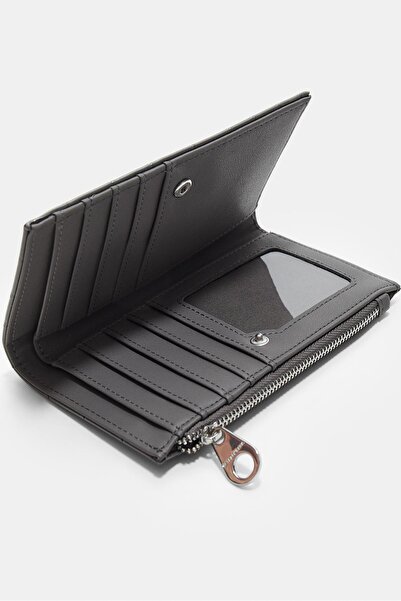 Stradivarius Timsah deseni görünümlü cüzdan