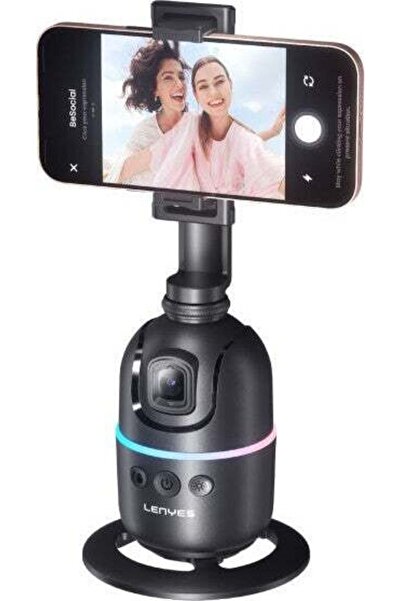 Lenyes حامل ثلاثي القوائم Gimbal مع ميزة التعرف الذكي على الوجه LPH104 360 در...