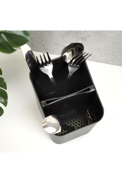 shumee Black cutlery drainer