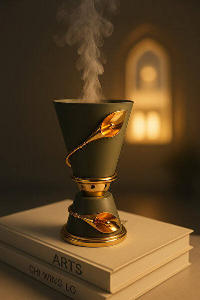 Generic مبخرة عود فاخرة بتصميم للمنزل والمكتب