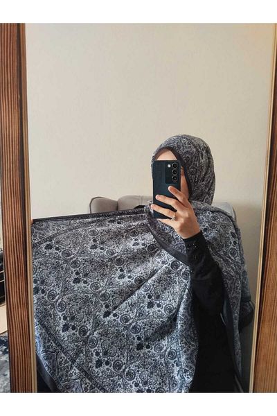 HAR-UM Ticaret Ethnic Pattern Retro Shawl