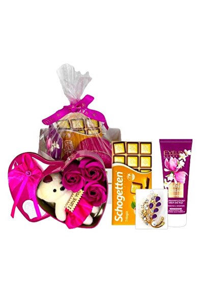 velve Συσκευασία Tenderness, κρέμα Eveline Cosmetics, μεταλλικό κουτί, αρκουδ...