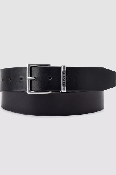 Levi's حزام جلد أسود للرجال - 002G3-0000