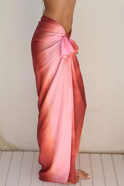 Hiccup Patterned Maxi Pareo