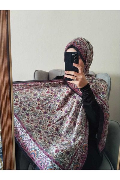 HAR-UM Ticaret Ethnic Pattern Retro Shawl