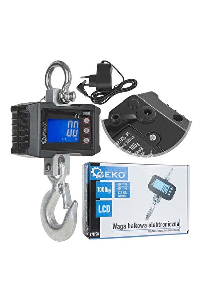 GEKO ΨΗΦΙΑΚΗ ΖΥΓΑΡΙΑ ΓΕΡΑΝΟΥ 1000KG ΜΕ ΤΗΛΕΧΕΙΡΙΣΤΗΡΙΟ