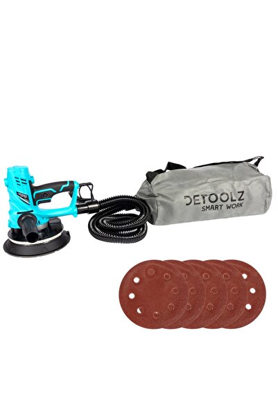 divendi-ro Wall sander 850W Ø180mm with variable speed control and LED strip