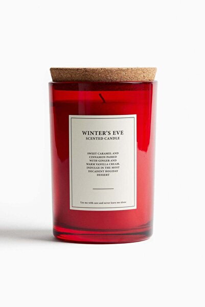 H&M شمعة معطرة كبيرة بغطاء من الفلين