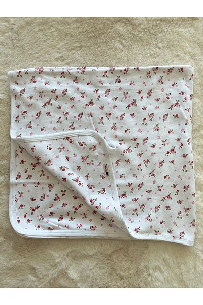 Seçkin Baby Floral Jacquard Ç Blanket Double Layer 80*80 cm