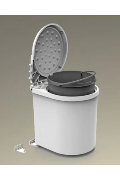 tify Mesbin Çöp Kovası ,Dolap Içi Kolay Çıkarılabilen, Kovalı 6 Lt. Beyaz