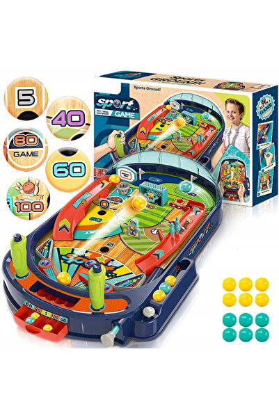 Genel Markalar Çocuklar için Mini Masa Oyunu Pinpall Masa Oyunu Çoklu Spor Be...