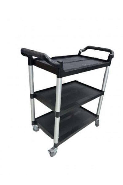 ماركة غير محددة Small Black/Gray Food Serving Cart