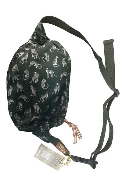 DARK COTTON Vintage Shabby Balloon Freeback Patterned Casual Waist Bag Colorful 36 cm X 30 cm