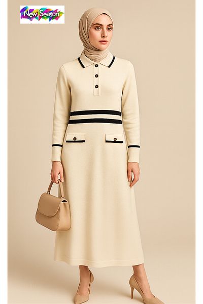 semela KNOB DETAILED KNITWEAR DRESS