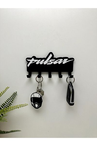 Butik 3D Printing Decorative Pulsar Model Biker Key Hanger