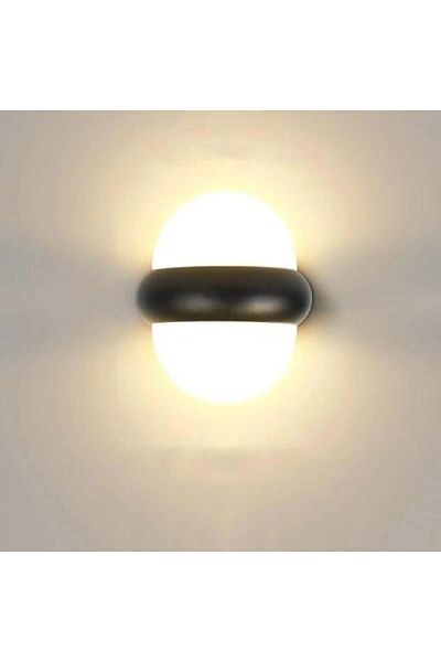 ELECTROPOWER Wall Sconce Round Black 10W Size 14cm x 8.50cm