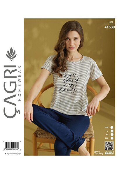 MASSİMO CALZE SET DE PIJAMĂ MILAN CU MÂINI SCURTĂ PENTRU FEMEI