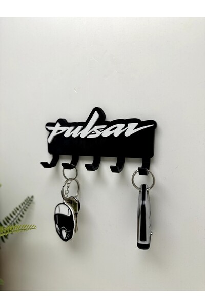 Butik 3D Printing Decorative Pulsar Model Biker Key Hanger