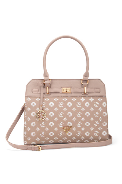 LAVIE SIGNATURE حقيبة مانهاتن النسائية متوسطة الحجم (وردي)