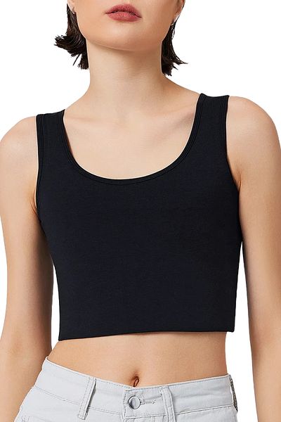 elilom Breast Concealing Corset Unisex Firming and Gathering Flat Silhouette for Gynecomastia and Tomboy