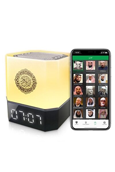 Generic ACLIX New Quran Speaker With APP Control Azan Time, Touch Lamp Digital Alquran Player Night Light R