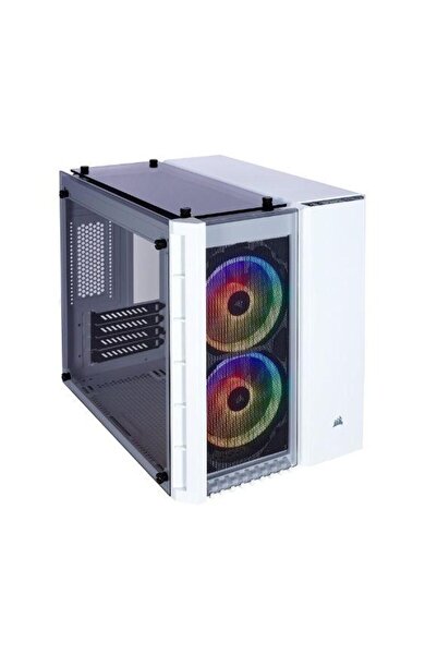 Corsair Carcasă Crystal 280 X RGB, MicroATX (Alb)