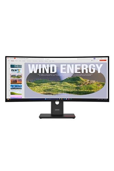 LENOVO Monitor LED VA ThinkVision 34 T34WD-40, WQHD (3440 x 1440), HDMI, Disp...