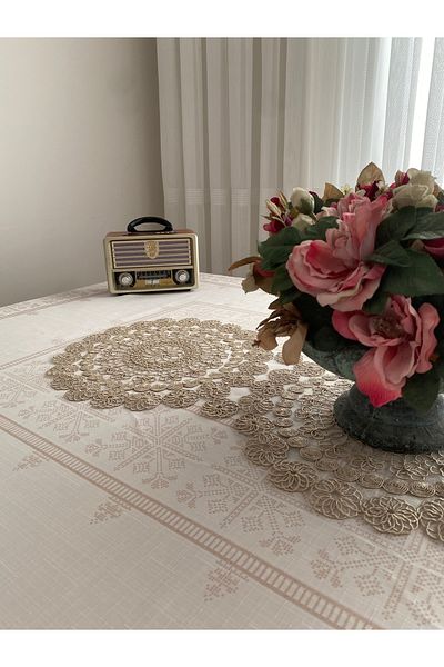 Lavanderi French Lace One Piece Runner Table & Coffee Table Cover 110X35 cm