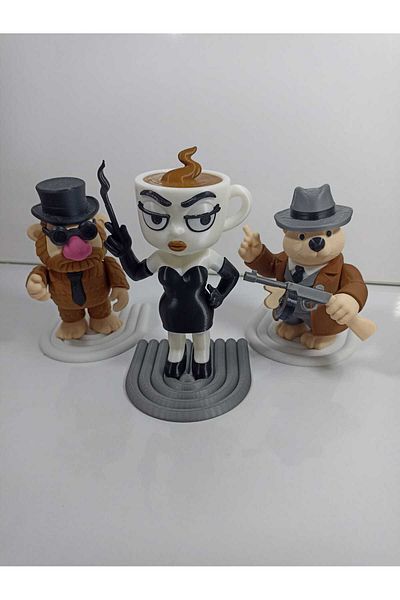 smilechild Bobrito Bandito Espressona Signora and Mateo Brainrot Figure Toy