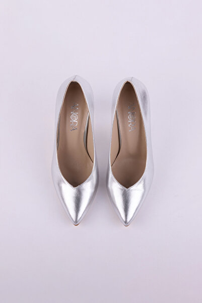 Anora Hakiki Deri Rugan Topuklu Kadın Ayakkabısı 25HSY112