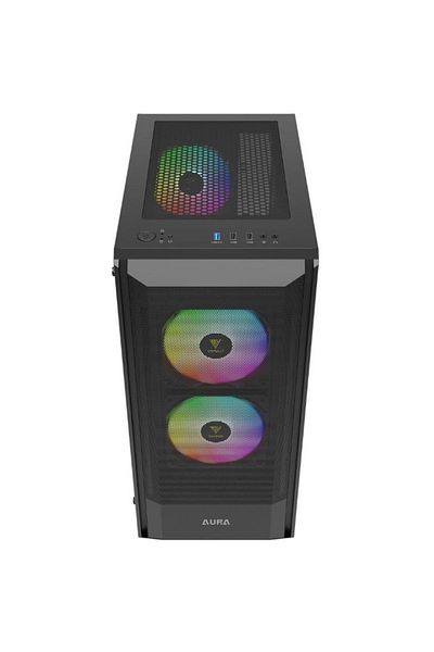 gamdias Carcasa Aura GC6, ARGB, Middle Tower (Negru)