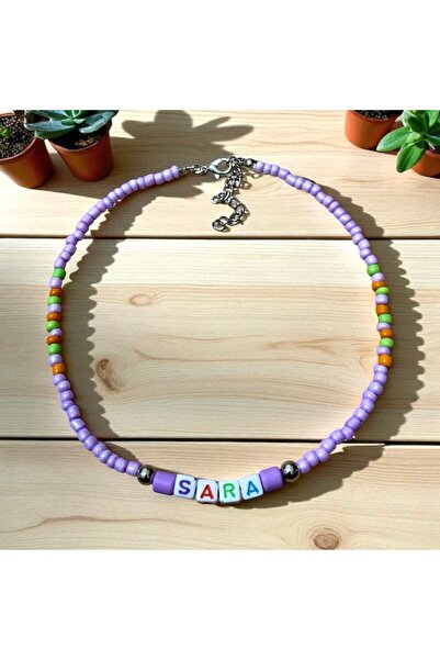 LeylanTakı Leylan Takı Çocuk Açık Mor İsimli Kolye