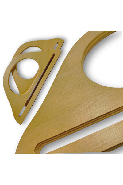 Alize Pair of wooden handbag handles