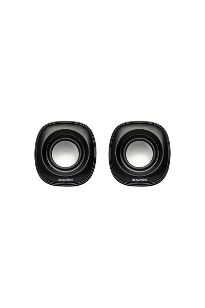 Datazone DZ‑V350 USB Computer Speakers – Compact Stereo, 3.5mm Input, Rich Bass