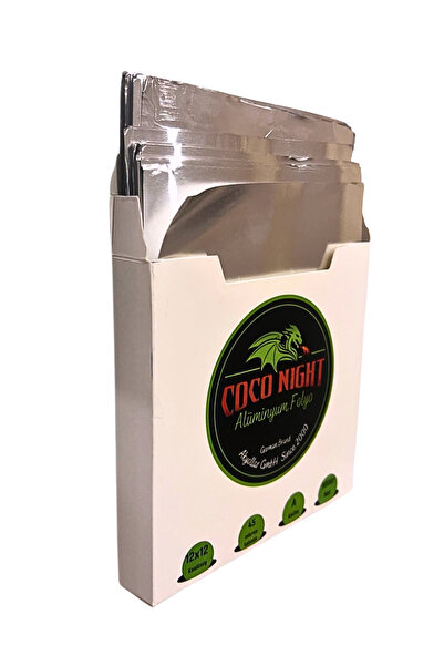 Coco Night 45 Mikron 500gr Kesilmiş Hazır Alüminyum Nargile Folyosu Nargile Kömürü