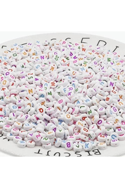 Alize Colorful English alphabet beads