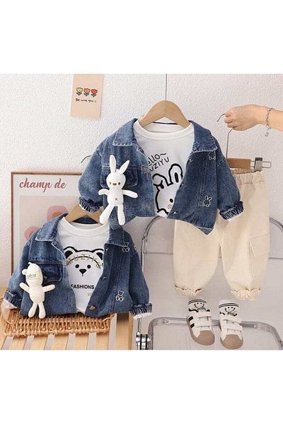 OEM 3-piece set with denim jacket COOL