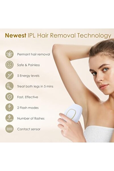 Hope IPL Laser Hair Removal for Women and Men,999999 Flashes at-Home Hair Removal Device
