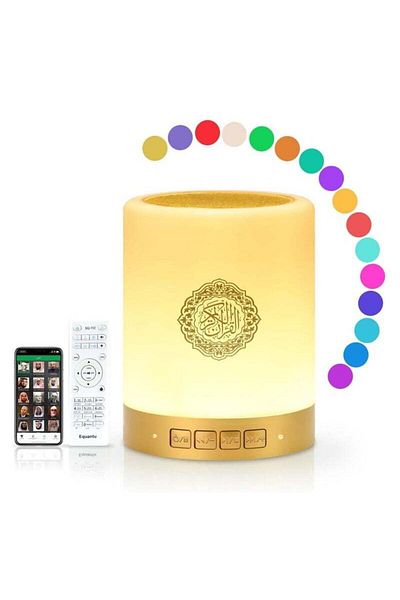 Generic Prime by javaudan Quran Speaker Touch Lamp - Smart Touch Lamp Portable Bluetooth Speaker Bedside La