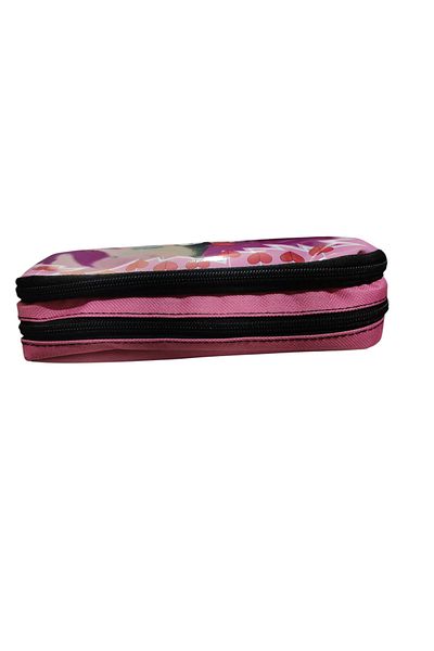 PartAntalya Girl's Pink Pencil Case Kuromi Patterned 2 Compartments