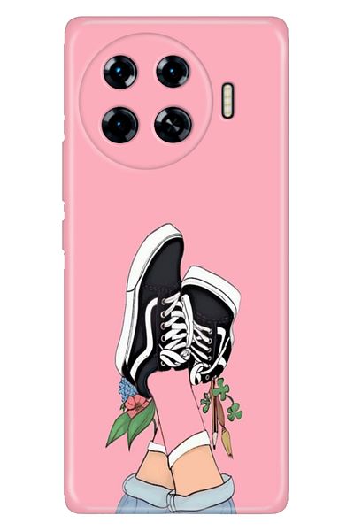 TECNO Spark 20 Pro Plus 6.78Inc Case Colorful Silicone Printed Tpu Pink College