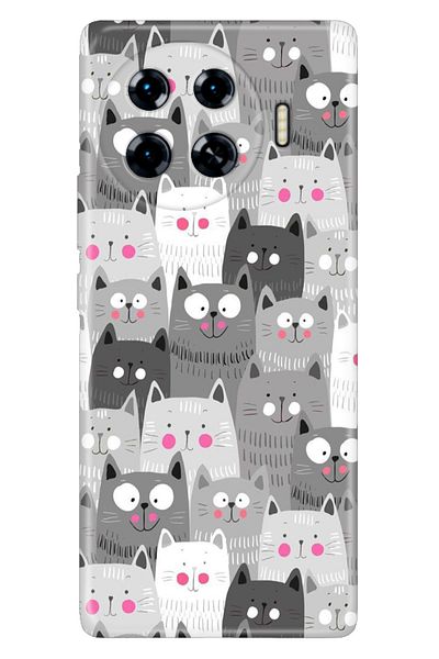 TECNO Spark 20 Pro Plus 6.78Inc Case Colorful Silicone Printed Tpu Cartoon Cats