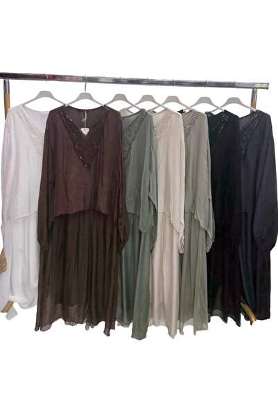 Rabiossa Women's Long Silk Dress