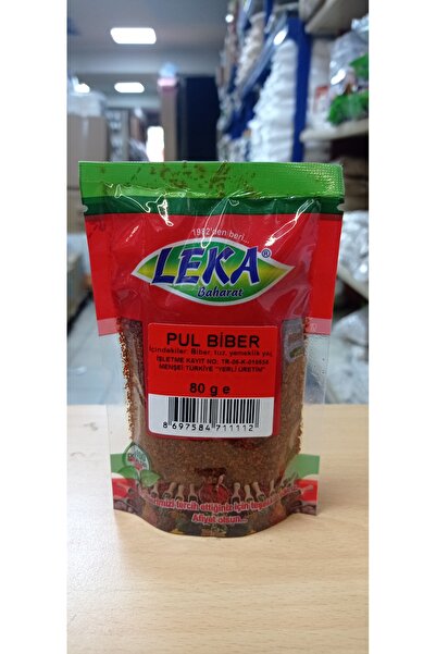 leka baharat Doğal Katkısız Pul Biber – Yöresel & Aromalı Baharat | Acı | 80 g