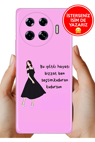 TECNO Spark 20 Pro Plus Kılıf 6.78" Trend Desenli Esnek Kapak Ben Seçtim