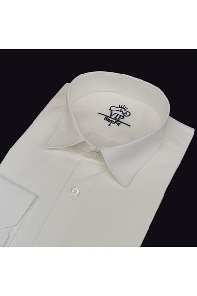 EREN STYLE Linen Linen Classic 100% Cotton Long Sleeve Anti-Sweat White Shirt (Regular Fit)