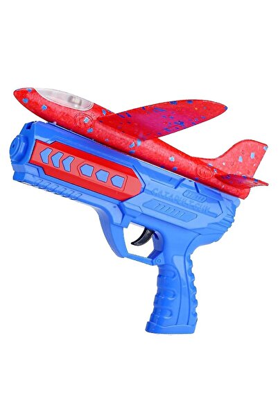 Slons Aksesuar Köpük uçak tabancalı uçak oyuncak uçak fırlat at