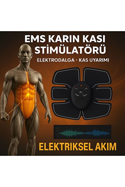 Genel Markalar EMS Kas Yapma ve Yağ Yakma Cihazı Titreşimli 2025 Orijinal Spor Aleti