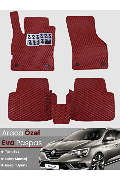 Guerrino Renault Megane 4 Hatchback (2016-2025) Compatible Eva Floor Mat Full...